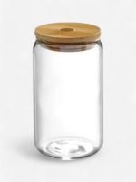gourde design en verre pour boissons glacées