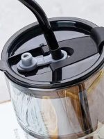 gourde écologique en verre avec paille