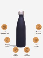 gourde en inox design