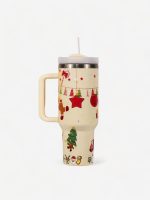 gourde festive isotherme avec paille