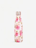 gourde fleurie rose