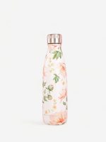 gourde fleurie rose clair