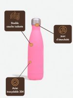 gourde inox avec tasse intégrée