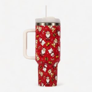 gourde isotherme avec paille édition Noël