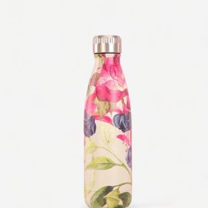 gourde isotherme fleurie fleur rose