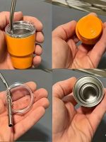 gourde isotherme miniature en inox