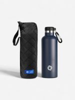 gourde portable isotherme avec mousqueton