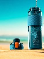 gourde pour activités sportives bouchon fiable