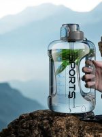 gourde sport avec paille pour l'hydratation