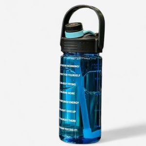 gourde sport de 3l transparente avec graduation
