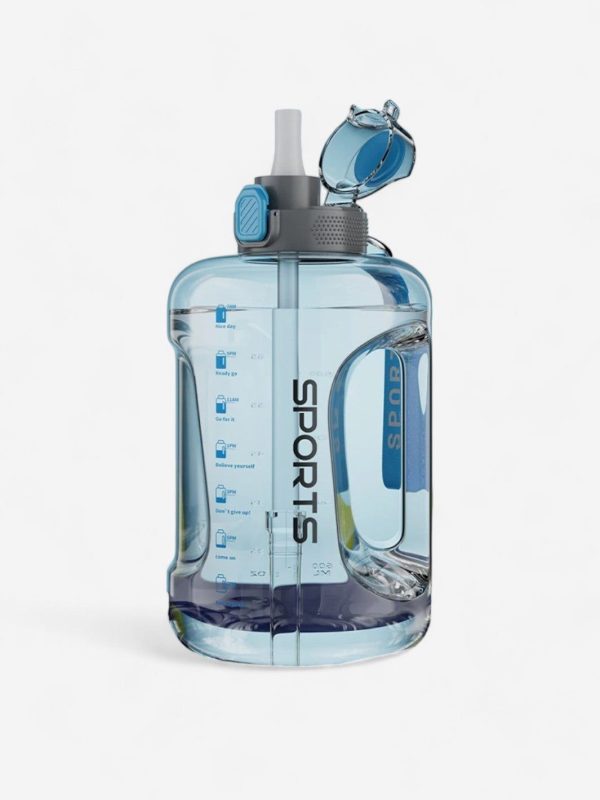 gourde sport musculation grande capacité avec paille