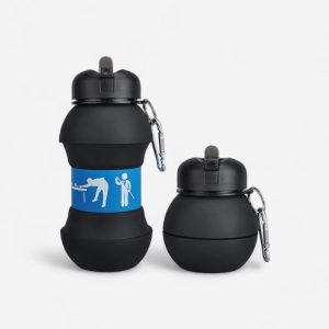 gourde sport rétractable pour enfant en forme de balle de billard