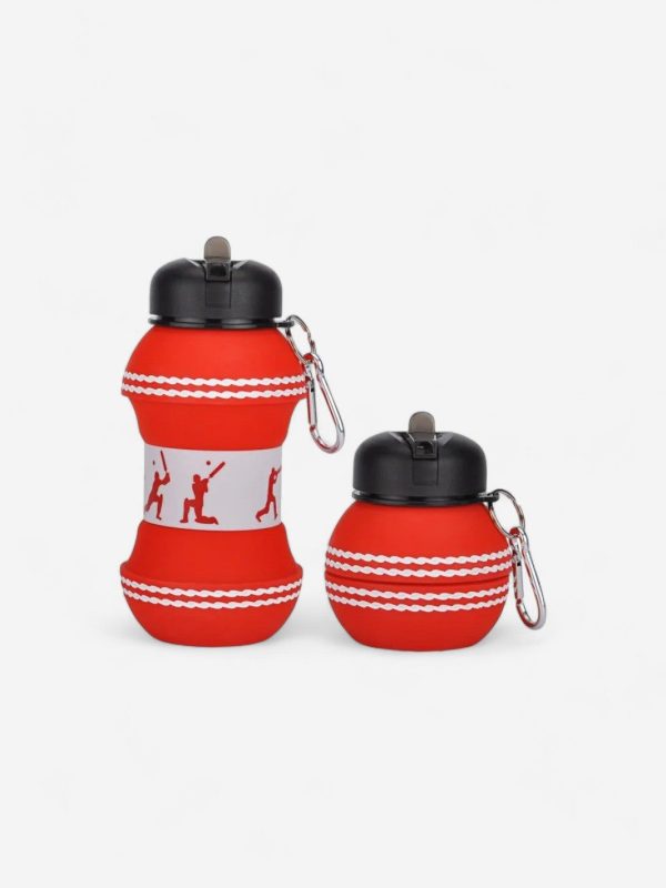 gourde sport rétractable pour enfant en forme de balle de cricket