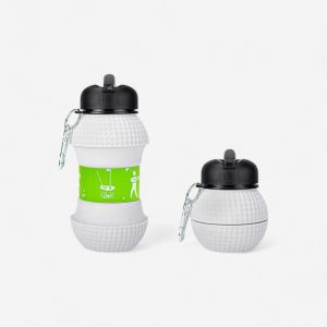gourde sport rétractable pour enfant en forme de balle de golf