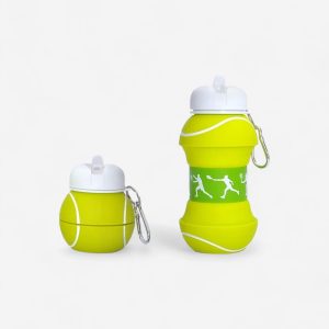 gourde sport rétractable pour enfant en forme de balle de tennis