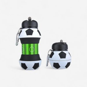 gourde sport rétractable pour enfant en forme de ballon de football
