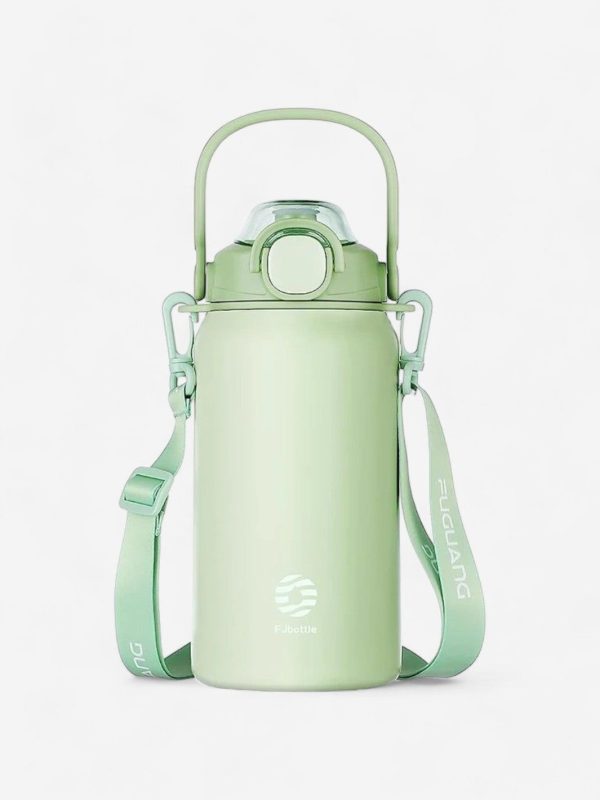 gourde thermos avec paille édition premium