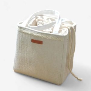 lunch bag en toile isolée pour femmes