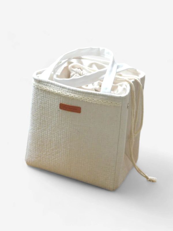 lunch bag en toile isolée pour femmes