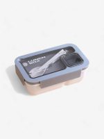lunch box bento rectangle avec couvert