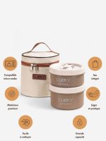 lunch box chauffante en acier inoxydable