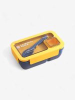 lunch box rectangle avec couvert intégré