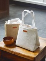 sac à déjeuner en toile isolée pour femmes