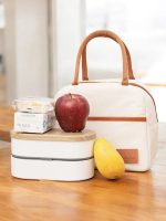 sac à déjeuner japonais beige