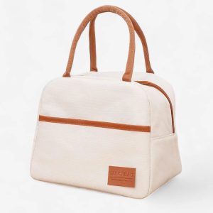 sac à lunch japonais beige