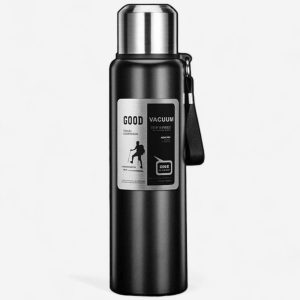 thermos pour randonnée 1L en inox avec infuseur