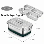 accessoire de cuisine bento acier inoxydable